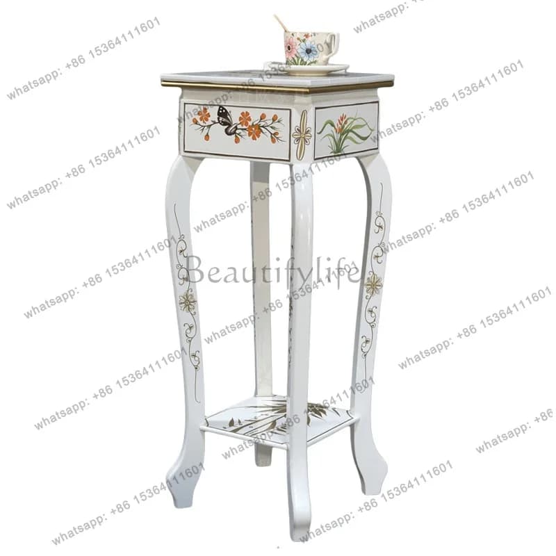 American country corner few new Chinese retro storage table living room corridor decorative vase few storage