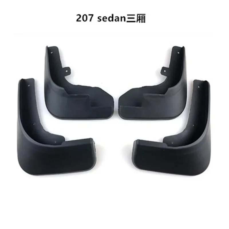 Auto parts ABS plastic car Mud Flaps Splash Guard fender For Peugeot 207 2006-2013 Car styling