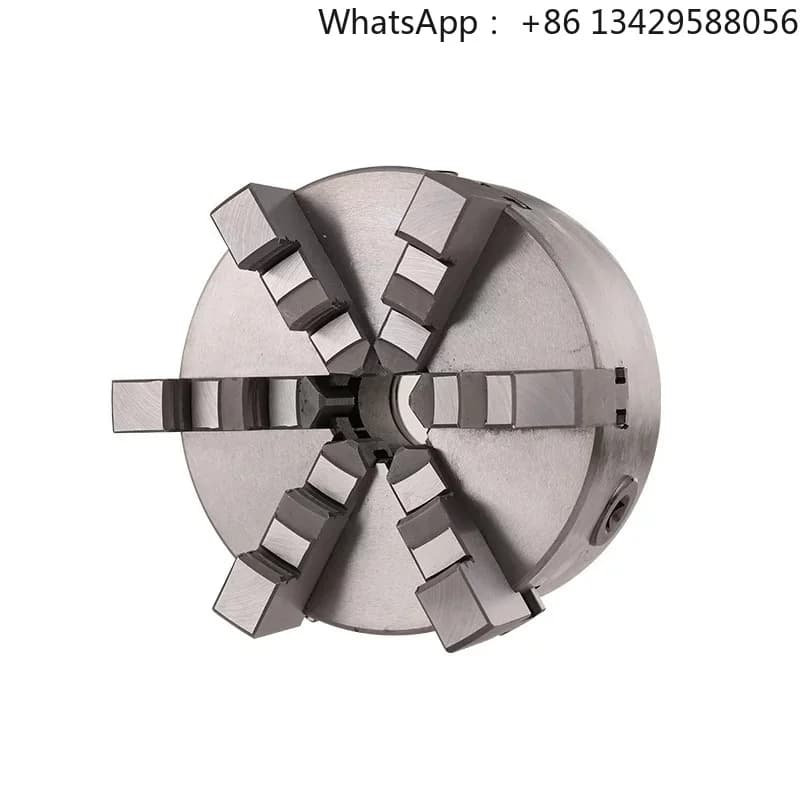 K13-125 6 Jaw Self-centering Chuck 5'' Universal Type Lathe Chuck Machine Tool Accessory