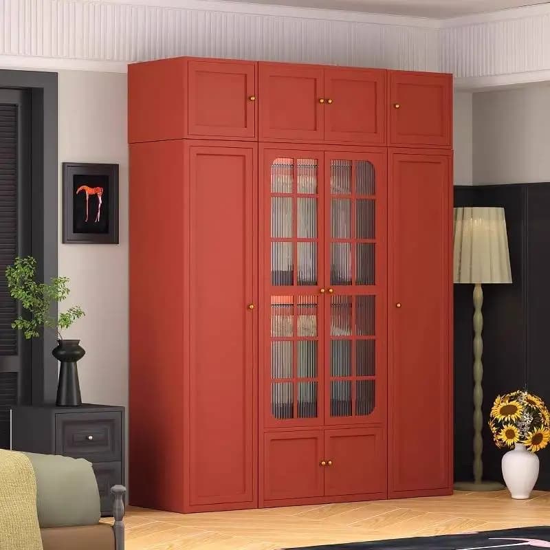 Railings Vintage Wardrobes Adults Hanging Modern Dressing Armoire Wardrobes Storage Lounges Armario De Ropa Furniture For Home