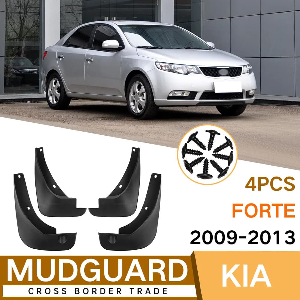 Wholesale car accessories for Kia Forte 2009-2013 fender leather car accessories fender flares mud flaps