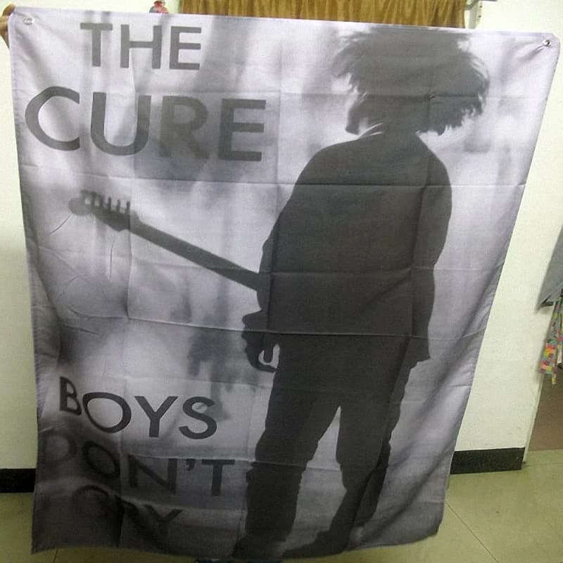 The Cure!  rock band poster banner 4 holes hanging flags 56X36 inches Games billiards hall decor wall background