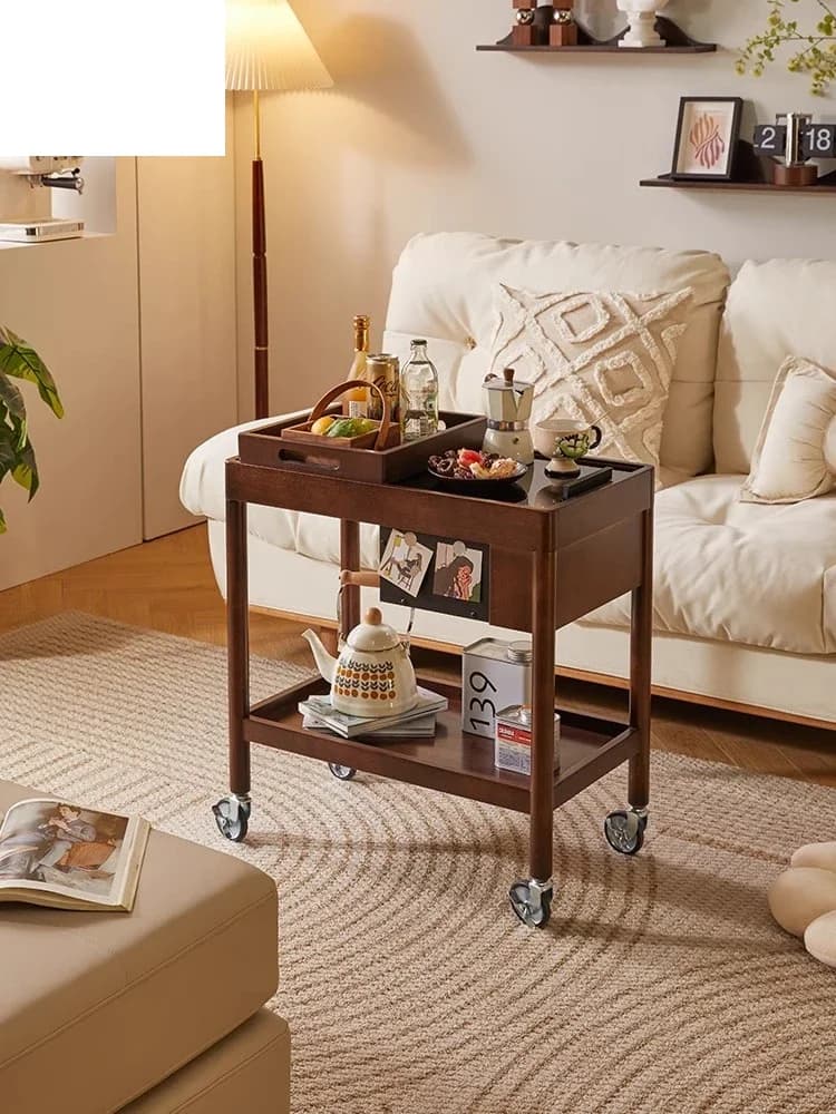 %*l forNordic solid wood edge few living room removable coffee table small table sofa side cabinet