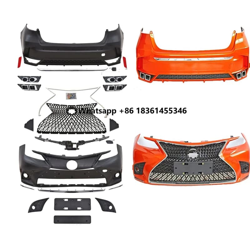 Corolla & for ES350 Asia Lion Sports Body Kit Front & Rear Bumper Upgrade Made of  ABS Plastic New 19-22