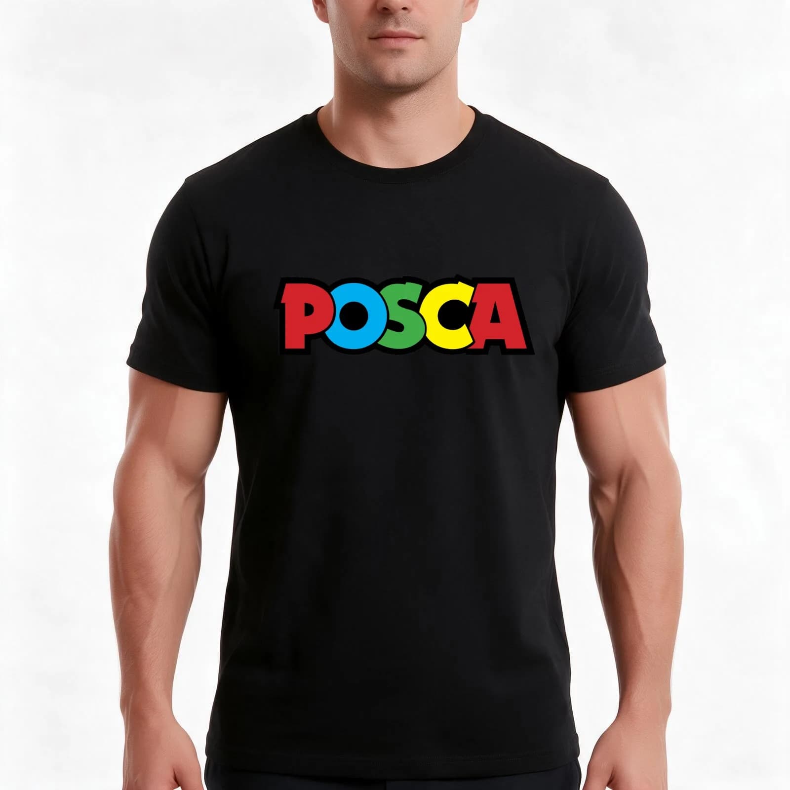 colorful market brand T-Shirt, Summer Casual Cotton Tee, Oversized Streetwear Tops, Vintage Graphic Print, Unisex Men Women