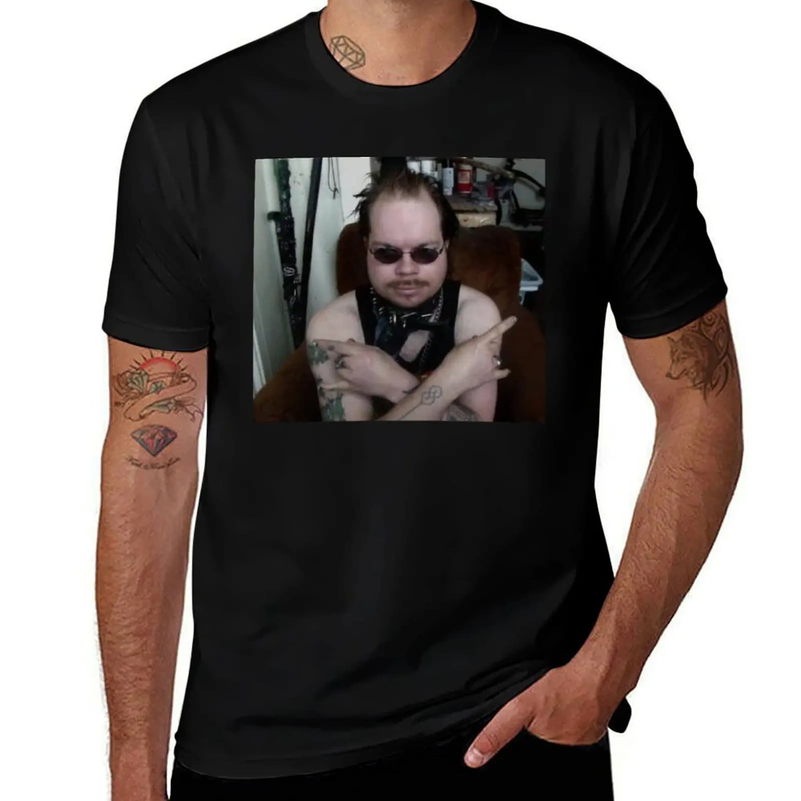 KingCobraJFS Rockstar Badass Cobes King Cobra Casper Gothic Badboy TWU T-Shirt Basic Casual Short Sleeve Cotton Shirt T-Shirt