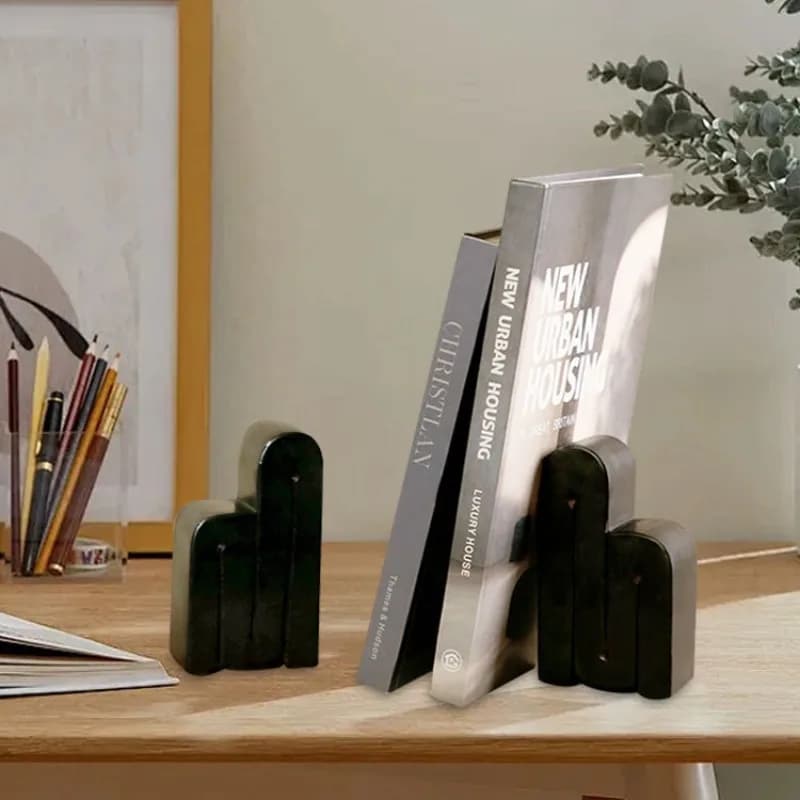 Light luxury modern creative line arched book file ornament, model house sales office entrance  desktop decoration