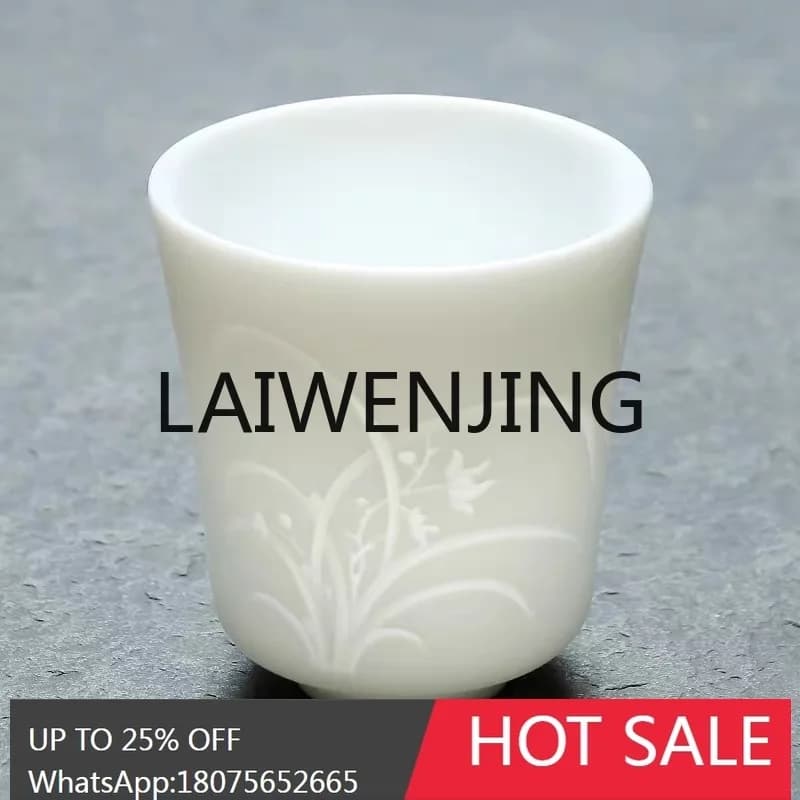 White Porcelain Tea Cup Tea Cup Fragrance Jade Porcelain Tea Cup