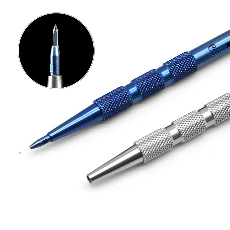 Titanium Alloy Handle with Sapphire Blade 0.8mm-1.5mm, Hair Follicle Transplant Tool for Hair Transplant Implanting