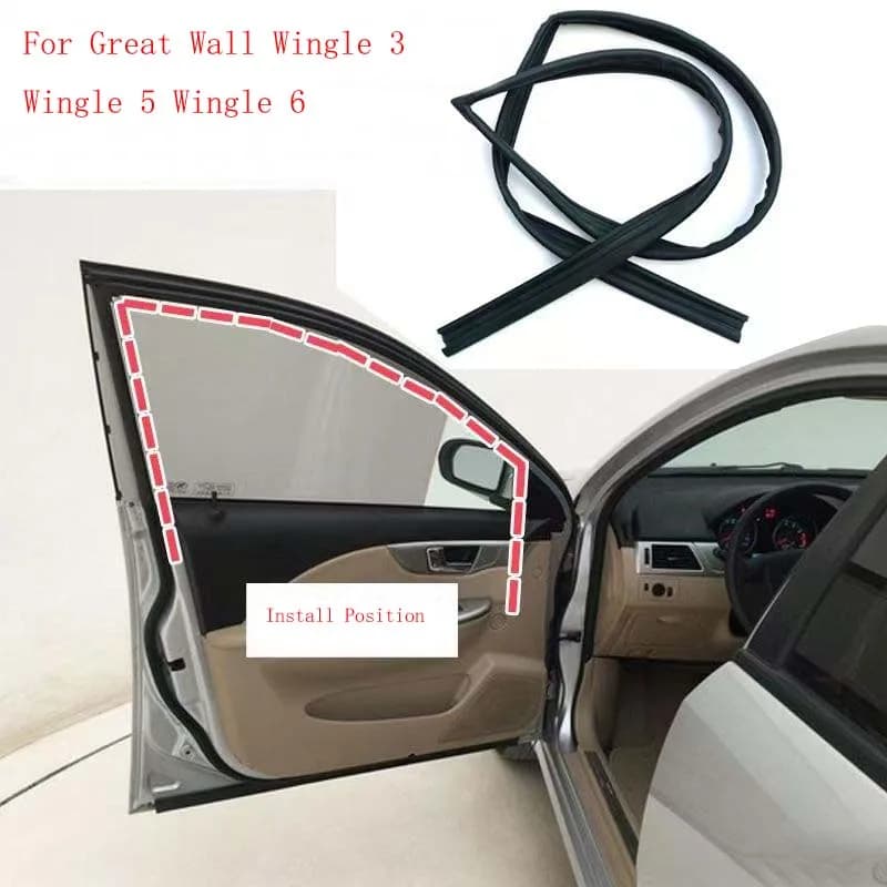Window Glass Run Channel Seal Rubber Strip For Great Wall Wingle 3 Wingle 5 Wingle 6 Door Window Guide Seal