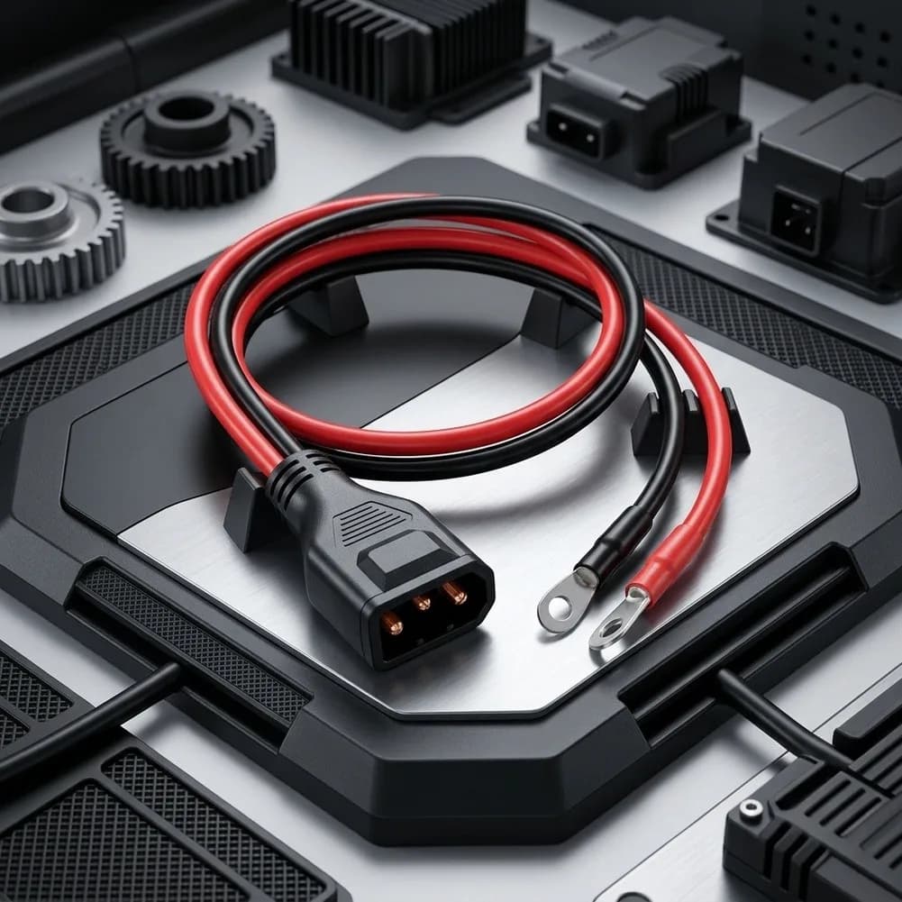 Oxygen Free Copper Wire 50A Extension Cable For Outdoor Camping 5M Compatible Power Extension Cable Power Cable