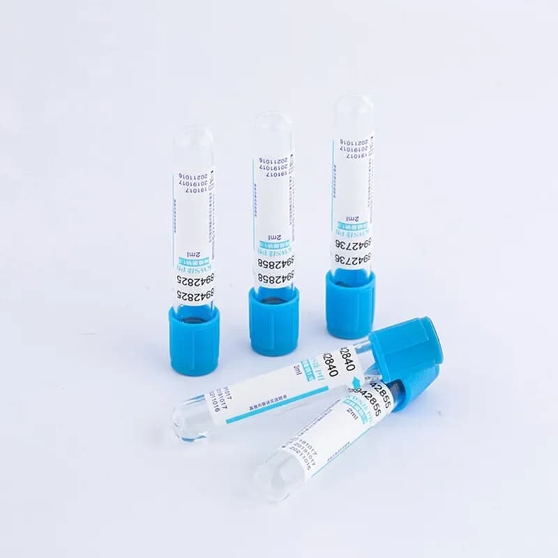 100pcs PET Tube Disposable Lab Vacuum Blood Collection Tubes Sodium Citrate 1：9  2/510ml Coagulation Tube Blood Collection