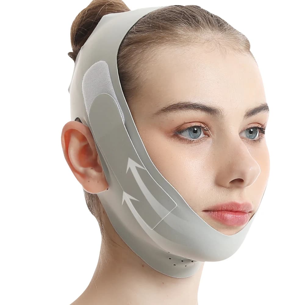 High Quality  Anti Wrinkle Bandage Aging Band Face Slimming Strap Custom Logo V Face Lift Slim Strap Belt Double Chin Reducer