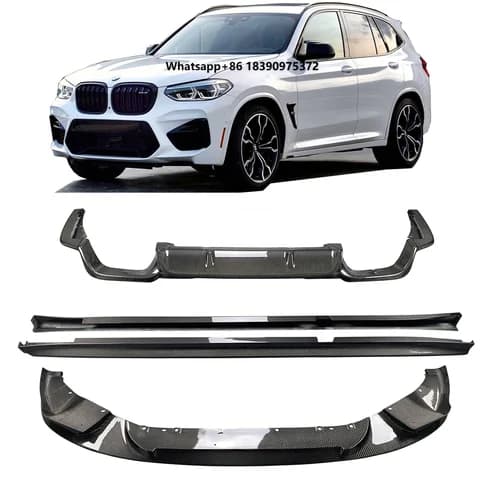 High Quality Car Part  Carbon Fiber 3D Style Body Kit for X3M Perfect Fitment
