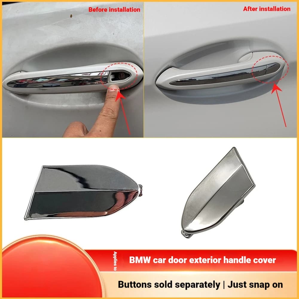 For BMW 5 Series 6 Series X3 X4 Outer Handle Keyhole Cover G30 G32 G01 G02 Left Front Lockhole Cover