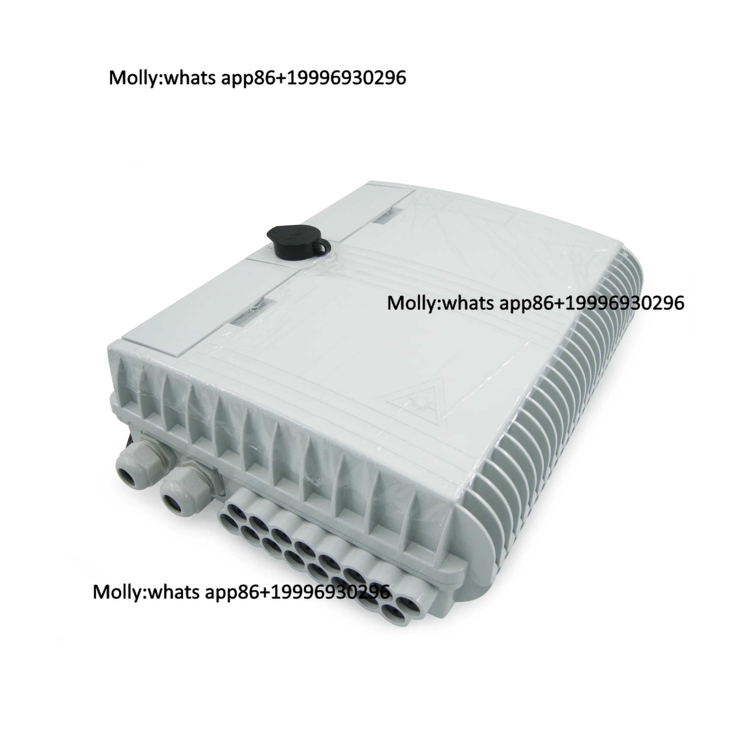 FTTH BOX  Fiber Optic Distribution Box 16 Cores 16way PLC Splitter IP65 FTTH CTO Box