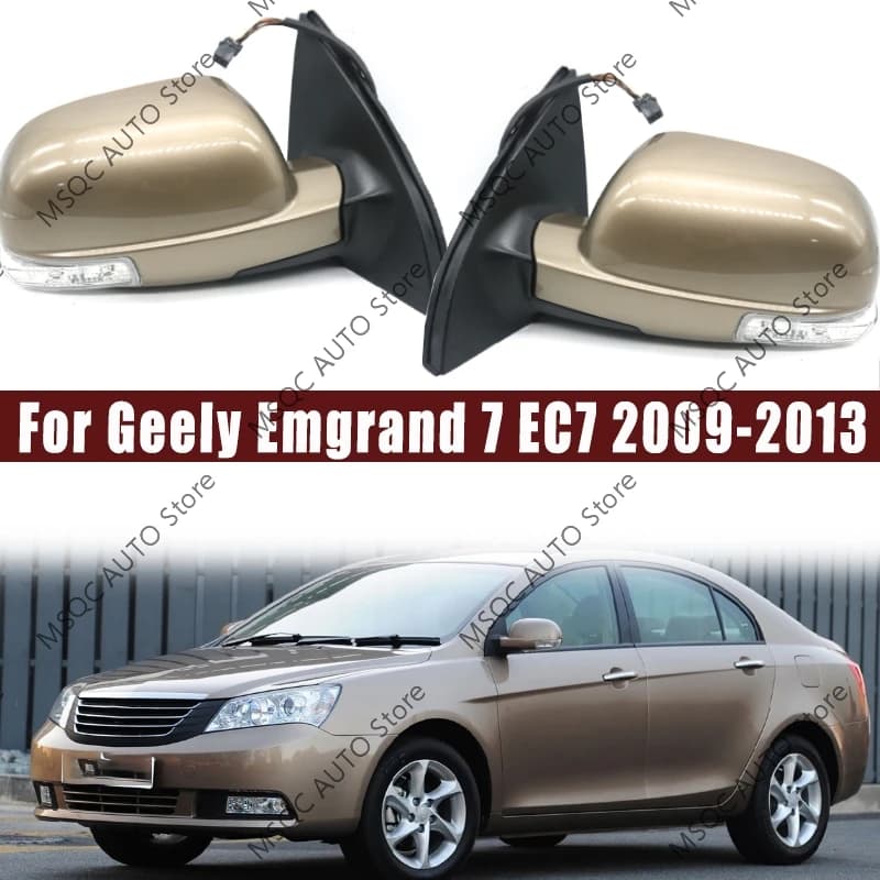 For Geely Emgrand 7 EC7 2009-2013 Auto Outside Rearview Rear View Mirror Assembly Car Reverse Mirror Reflector Side Mirror
