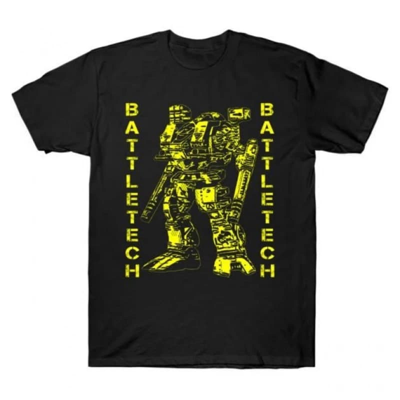 Mechwarrior MWO 0421 Mech Combat Video game Gift t shirt for RPG Fan Battletech Graphic clothes Short sleeve All size tops S-6XL