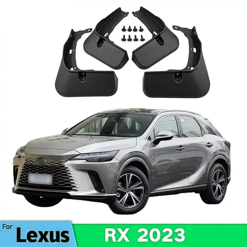 MudFlaps For Lexus RX 350 350H 500H Sport 2023 Mudguards Mud Flaps Splash Guards Front Rear Wheels Fender Car Accessories 4Pcs