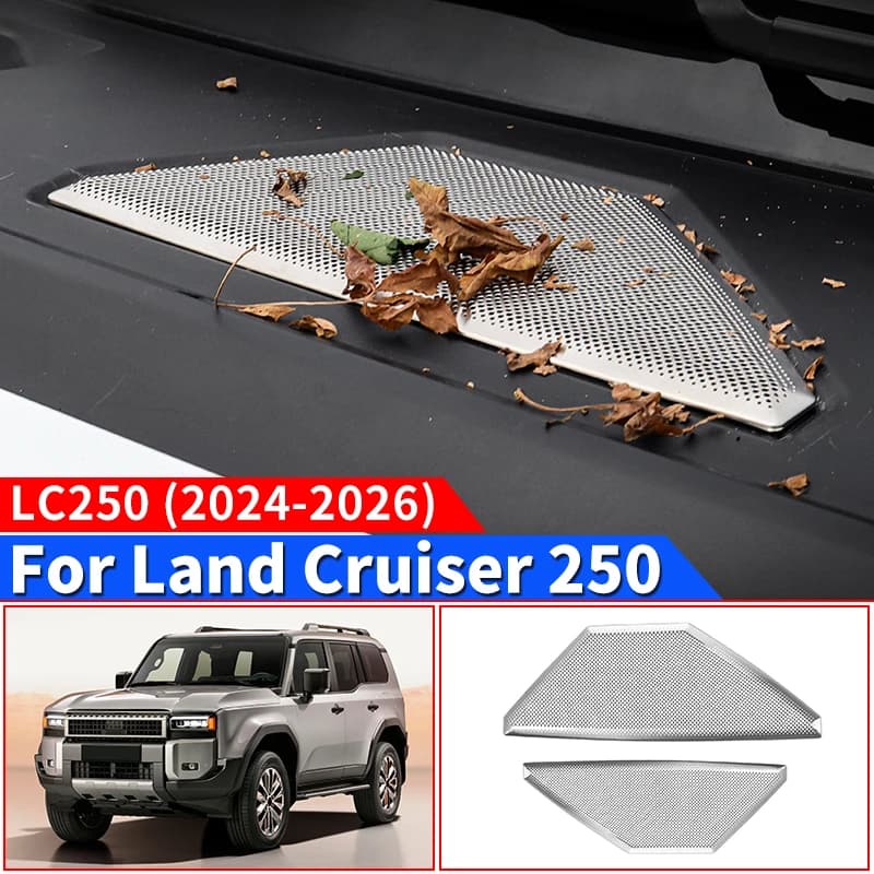 For Toyota Land Cruiser Prado LC250 250 2024-2026 Engine Compartment Heat dissipation Air Vent Cover Interior Accessories Tuning