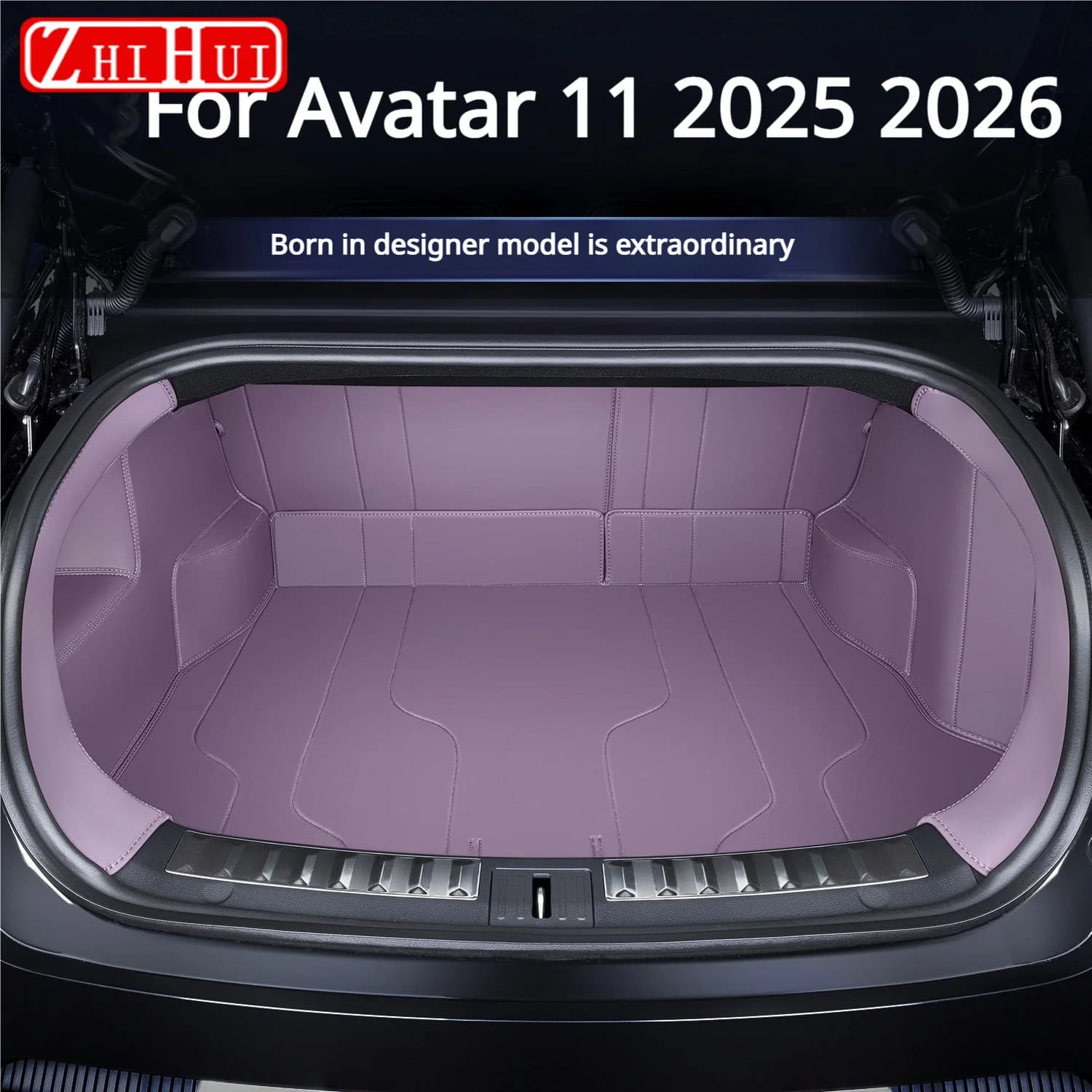 For Avatar 11 2024-2026 Car Styling Trunk Pad Leather Cargo Tray Backrest Mat Non-Slip Dustproof Anti-Dirt Cover Set Accessories