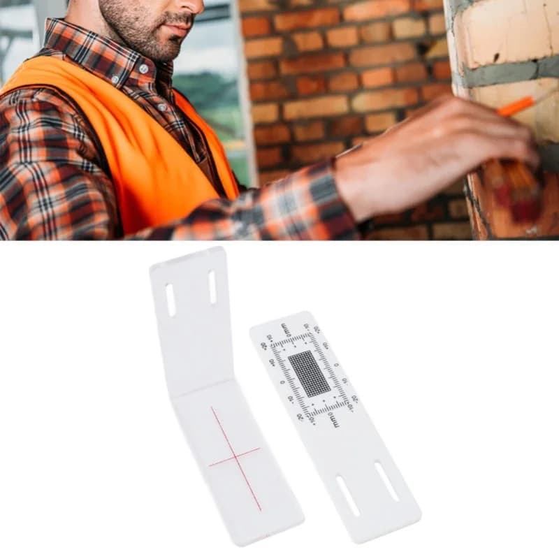 F9 Crack Monitor ABS Acrylic Accurate Standard Tell Tale Crack Gauge Monitor For Corner Record And Monitor Wall Deformation