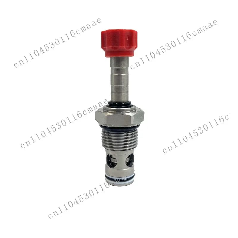 Hydraulic Cartridge Solenoid Valve OD15X75A Pilot Operated Poppet Type 2-way Normally Closed Normally Open