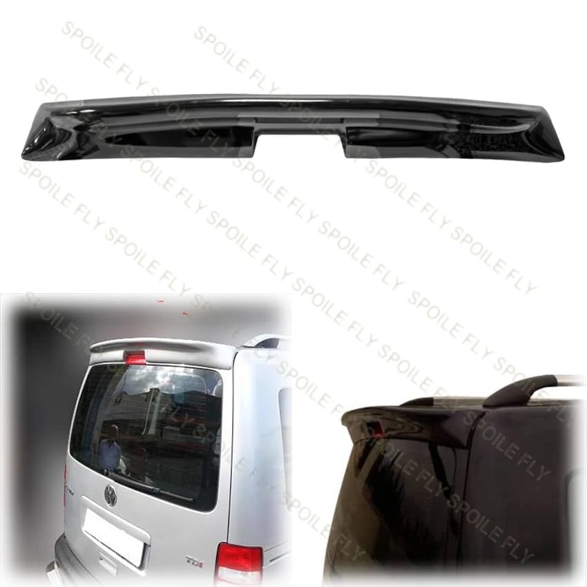 2003 To 2014 For VW Volkswagen Caddy Car Rear Trunk Spoiler Lid Wing By High Quality ABS Gloss Black Carbon Look Body Kit