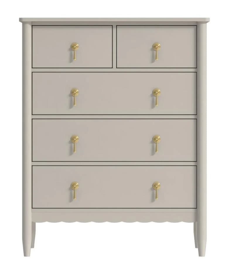 xx-Modern French Design Wooden Cabinet Chest of 5 Drawers for Bedroom*