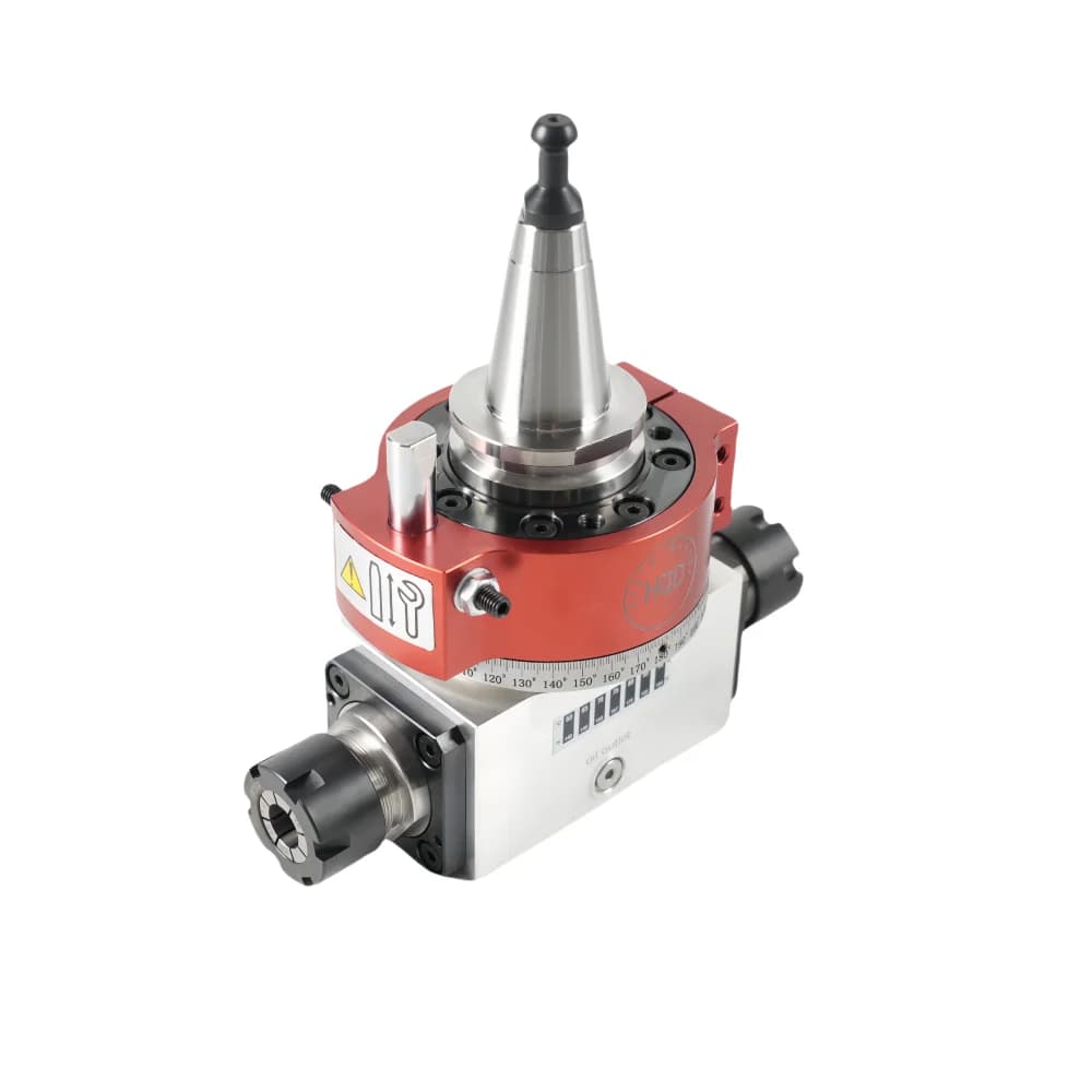 High Speed Angle Heads Aggregates ISO30 Toolholder ER25 Two Sides for CNC Spindle Motor