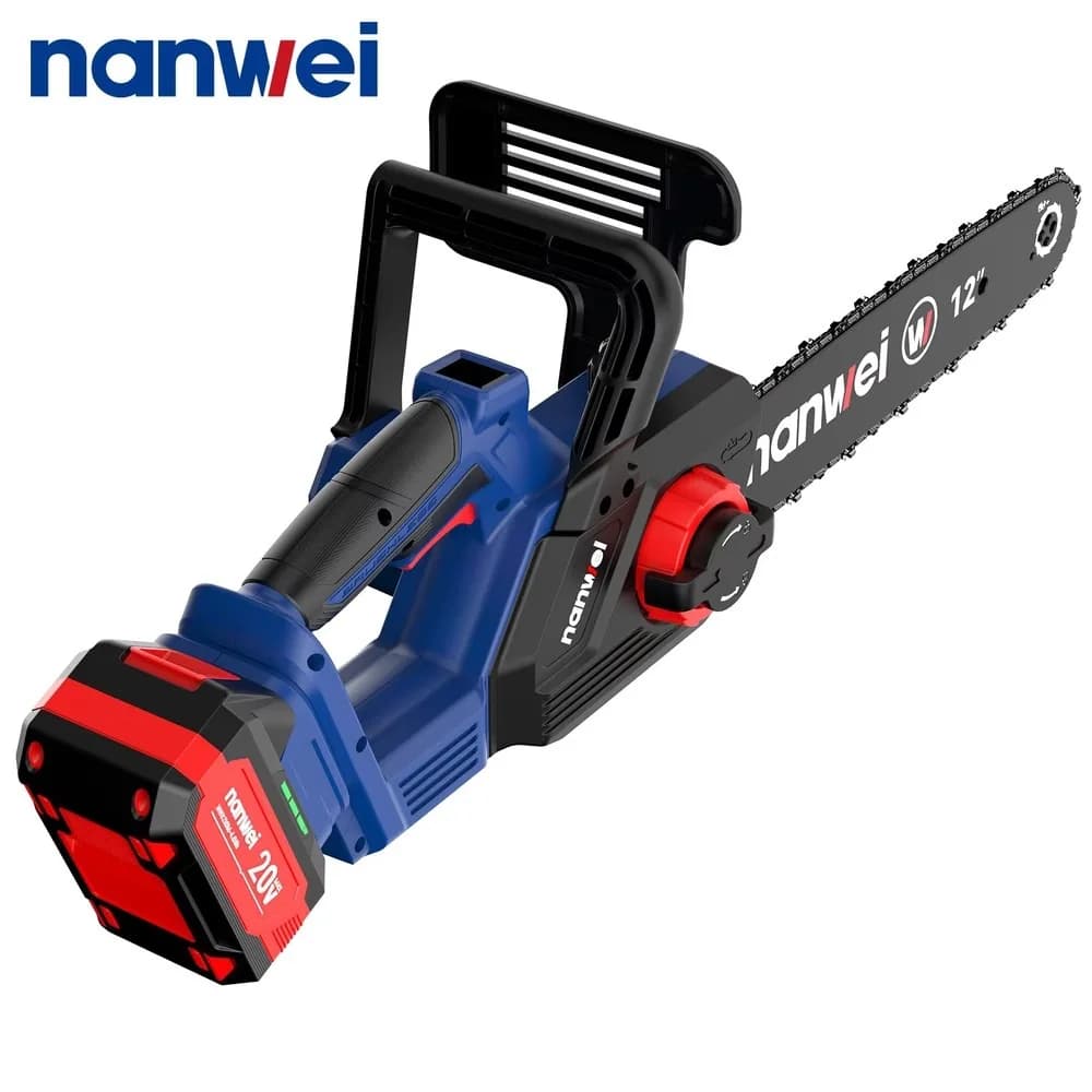 6 Inch Brushless Mini Electric Chainsaw Portable Handheld Cordless Chainsaw with Rechargeable Lithium Battery for