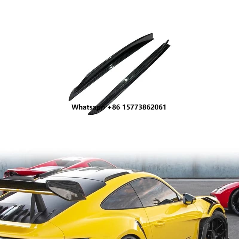 New for 992 GT3 RS OEM Style Dry Carbon Fiber Roof Spoiler Body Kit P-992-10
