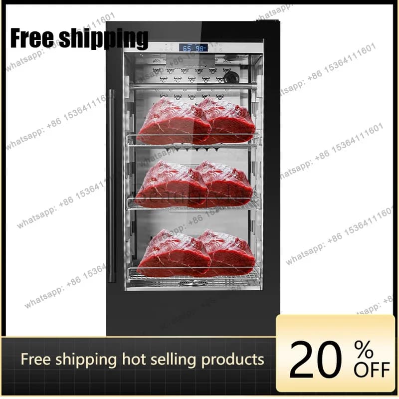 YJ Constant Temperature Steak Aging Cabinet Commercial Beef Display Freezer Wet Aging Fridge For Western Restaurant