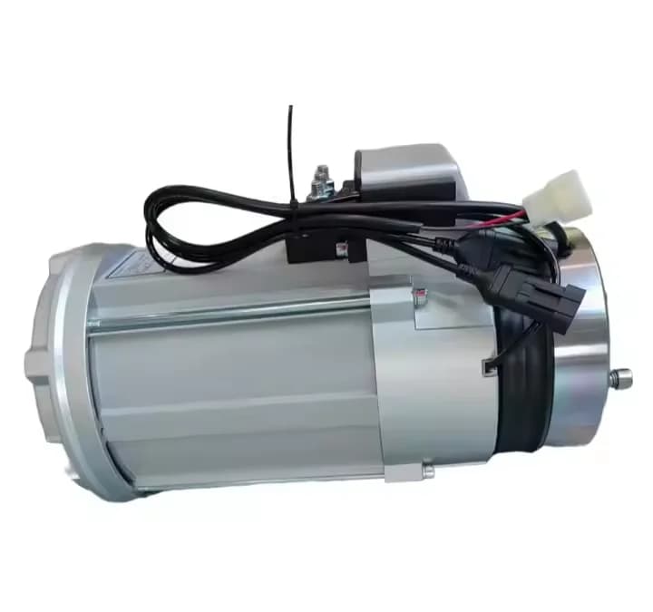 Golfcart I CON I40 5Kw 3 Phase Conversion Kit 48V 5Kw AC Motor Aqht44104bxt With Brake Big Ac Motor for Golf Cart
