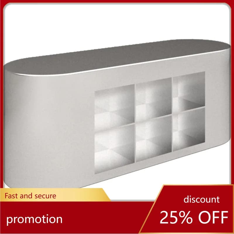 CZ Clothing Store Island Counter Stainless Steel Brushed Display Counter Product Placement Display Counter