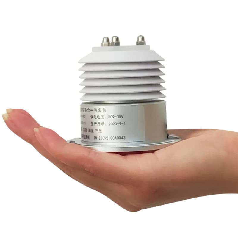 Rs485 Temperature and Humidity Wind Direction Speed Air Pressure Weather Outdoor Wind Weather Station For Sale