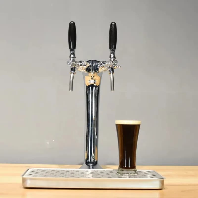 Automatic Draft Beer Chiller Dispenser Beverage Machine for Home Use Stainless Steel Temperature Controller Included
