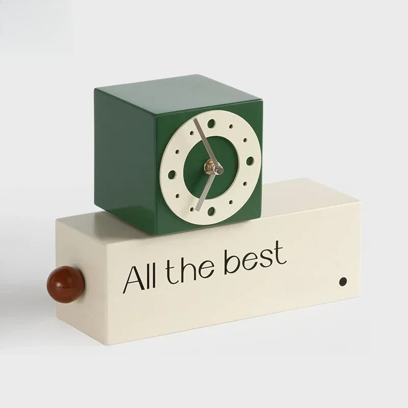 Living room, bedroom, rotatable clock, entrance, high-end office desktop ornament