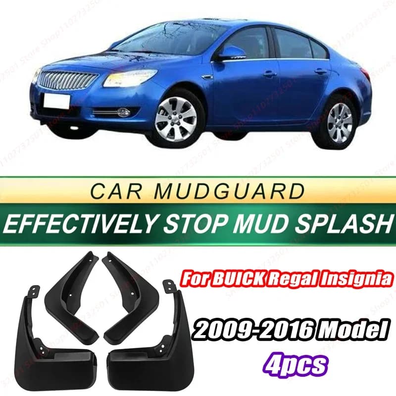 For BUICK Regal Insignia 2009-2016 Model 4PCS Front Rear Mud Flaps Splash Guards Fender Mudguards Auto Accessories
