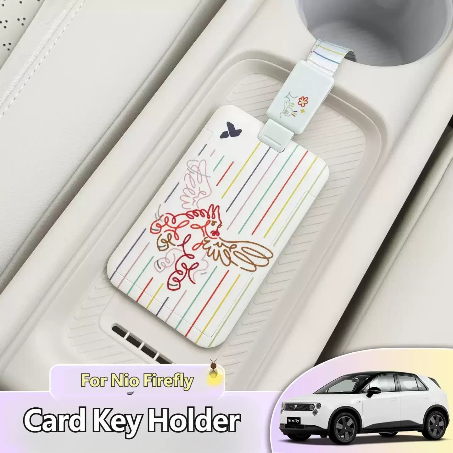 Car Smart NFC Card Key Case Cover Shell Holder Keychain Bag For Nio Firefly Polestar Key Protection Accessories