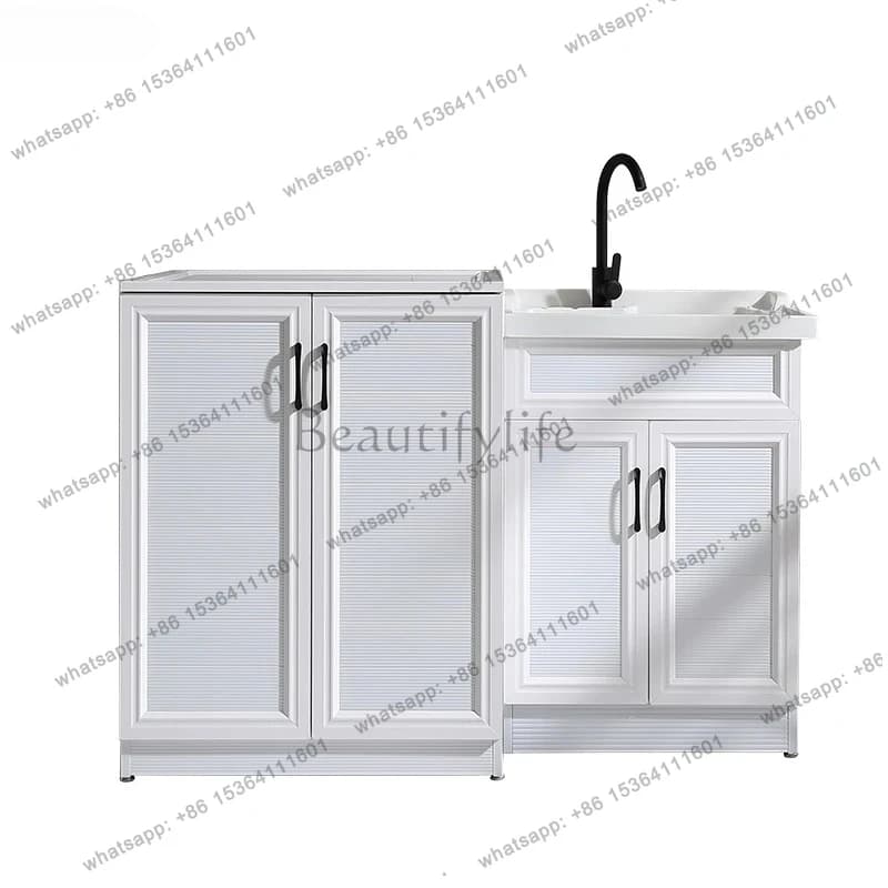 pulsator flip washing machine cabinet combination waterproof sunscreen outdoor drum laundry cabinet significant other