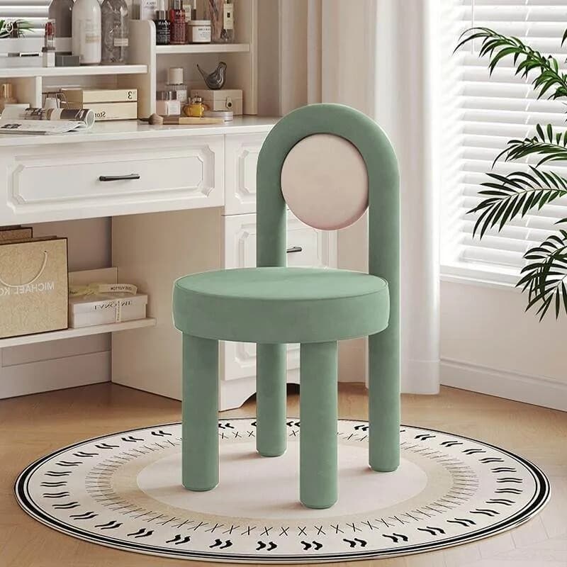 Nordic Bedroom Dressing Chair Cloakroom Fashion Stool Living Room Dining Chair Modern Luxury Furniture Decoration Chair
