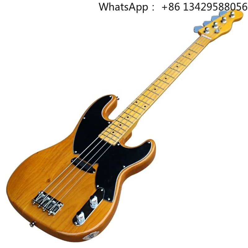 Flyoung Cheap Chinese Electric Bass Guitar Alder Electric Bass Guitar 4 Strings Bass