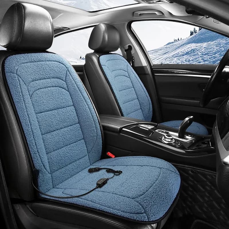 USB 5V/12V/24V Heated Car Seat Cushion Winter Single‑Seat Heating Pad For Automobile Truck Vehicle Use