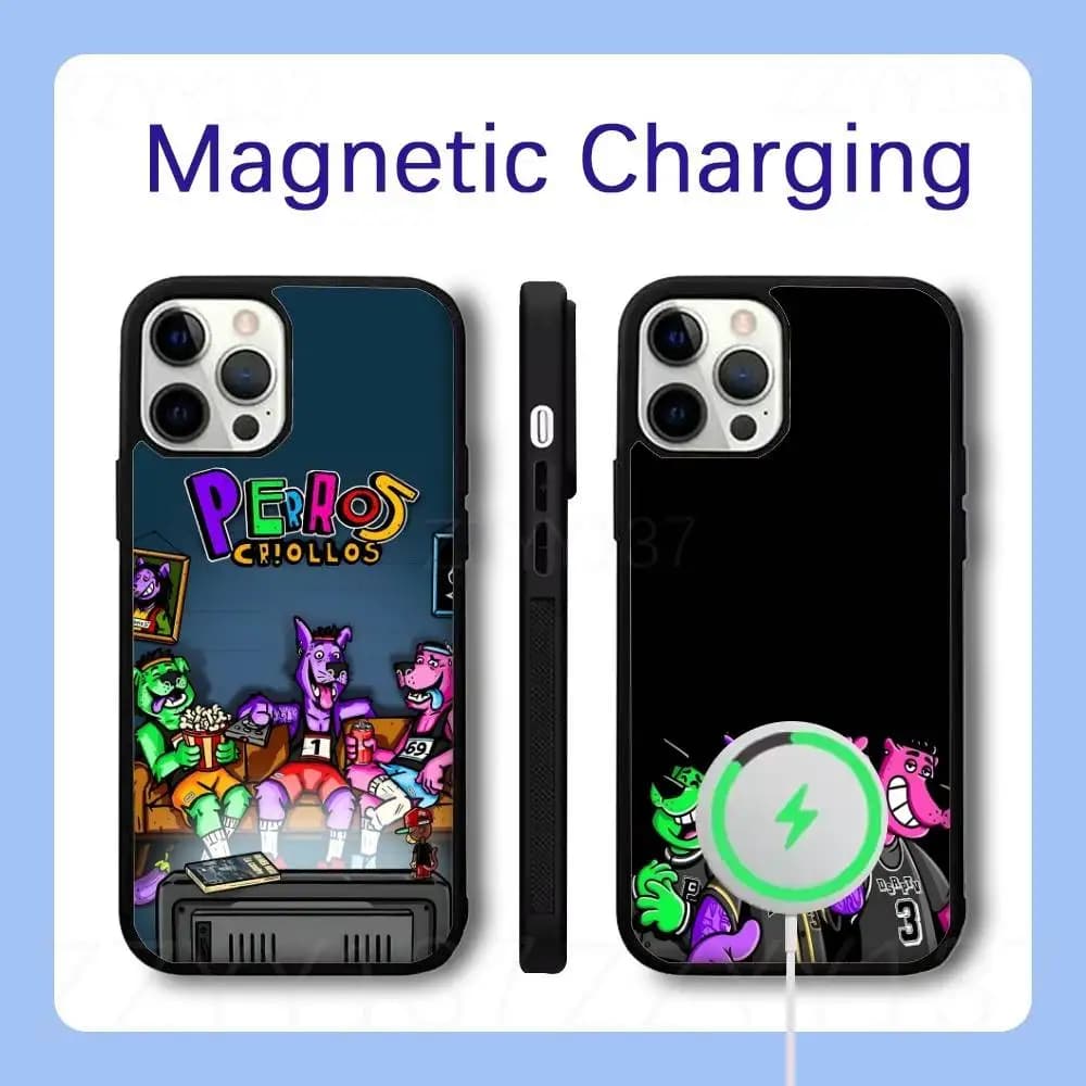 Perros Criollos Phone Case For iPhone 18,17,16,15,14,13,12,Pro,Max,Plus Magnetic Wireless Charge Cover