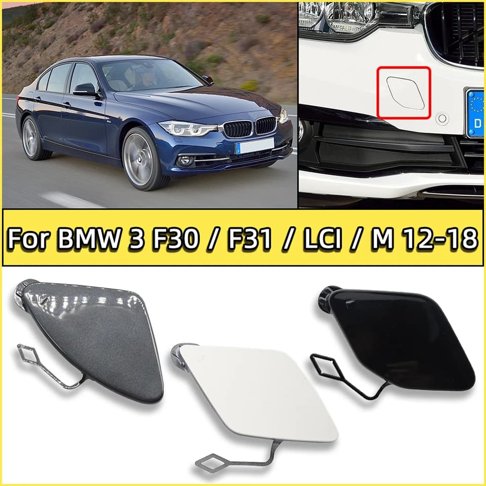 Front Bumper Towing Eye Hook Cover For BMW F30 / F31 / LCI / M-Bumper 2012-2018 High Quality Painted Trim Cap Lid #51117293116