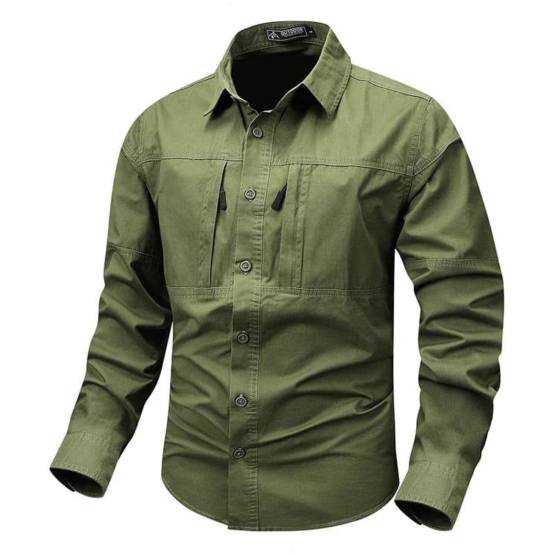 Lightweight Breathable Shirt Tactical Multifunctional Shirt Outdoor Long-Sleeved Work Shirt Breathable Sports Sun Protection