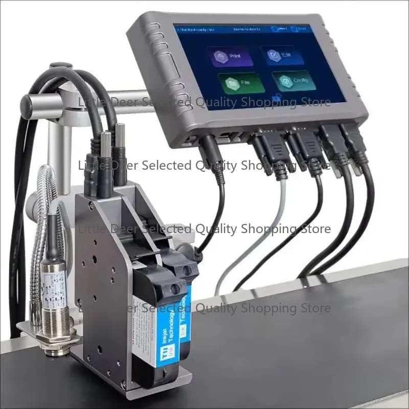 DH Jet Printer  7 Inch Screen  High Quality Inkjet Picture logo Date Printer on  Mental Envelope Accuracy Definition