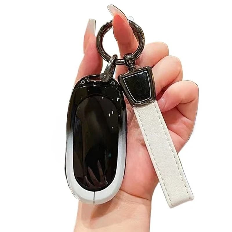 Zinc Alloy Car Key Case Cover Bag Chain Shell Protector Fob Holder for Suzuki Alto MA36S Hustler MH34 SX4 DA17W Accessories