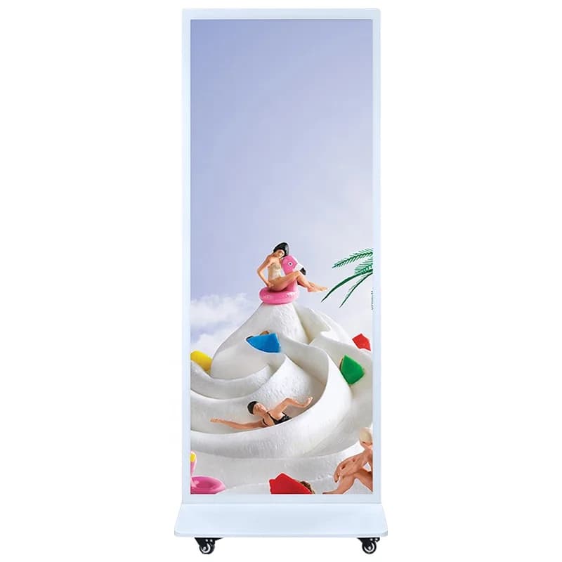 69-Inch totem poster vertical advertising screen LCD digital signage display
